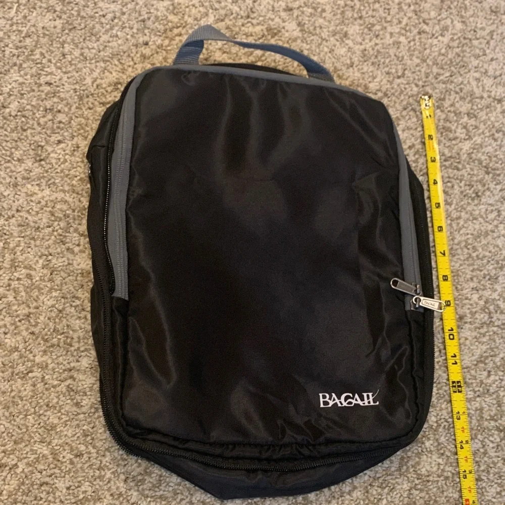 Black Travel Organizer Set